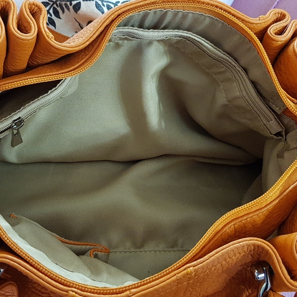 NEW! Paris French Maroquinerie Large Leather Bag - Picture 14 of 17